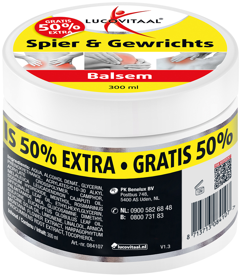 Lucovitaal Spier & Gewrichtsbalsem 50% Extra 300 ml