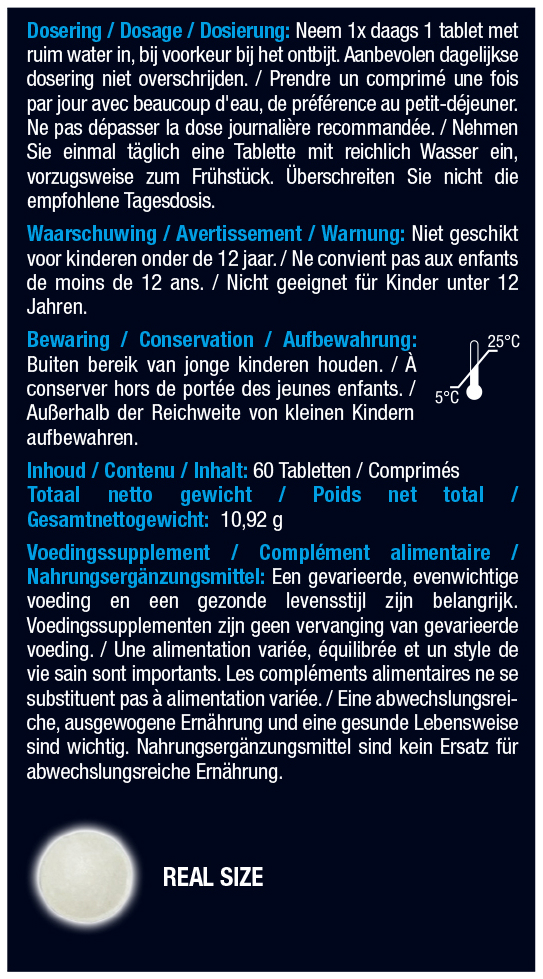Lucovitaal Vitamine B12 100% 60 Tabletten