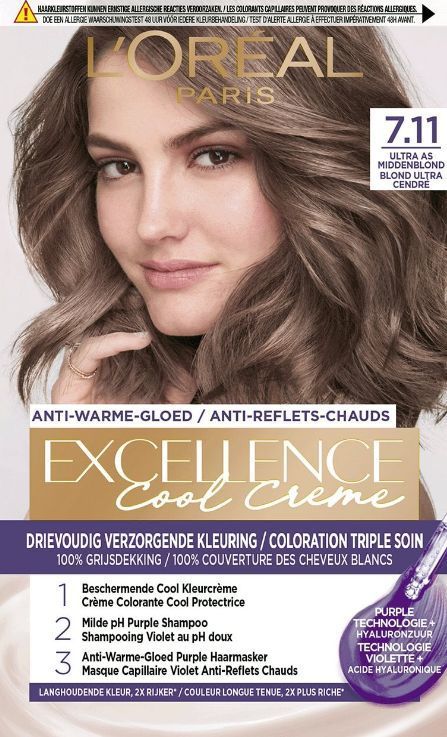 Cool creme 7.11 ultra asblond 1set