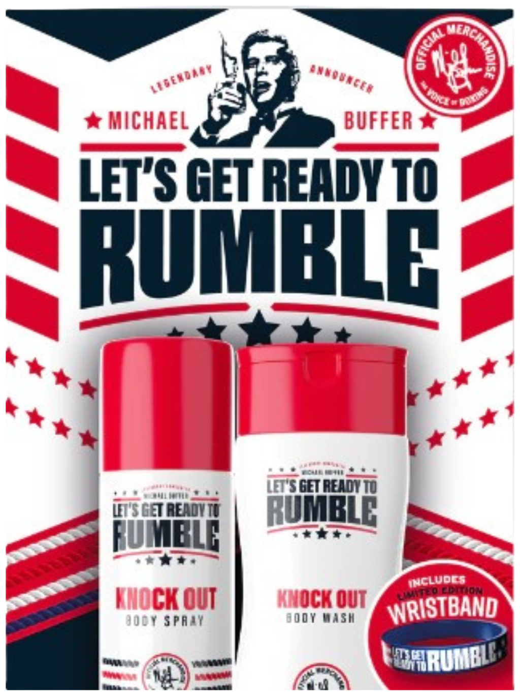 Rumble Men To Rumble Giftset Knock-out Deo Spray+ Shower Gel + Wristband (nl/en/fr) 1 stuk