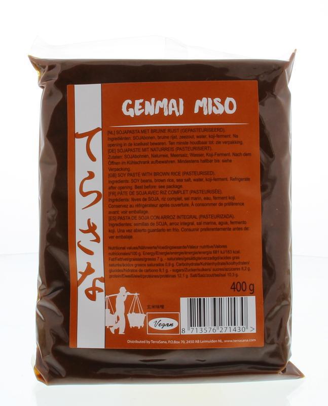 Genmai Miso Gepasteuriseerd 400g
