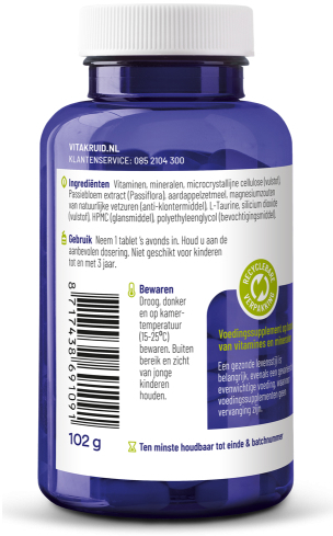 Vitakruid Multivitamine Nacht Vrouw 90 tabletten