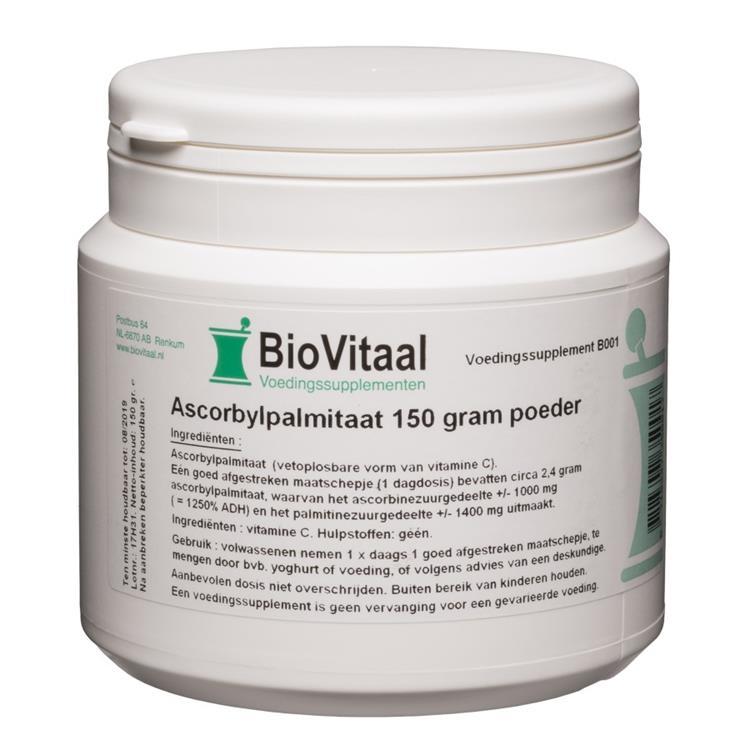 VeraSupplements Ascorbylpalmitaat Poeder 150 Gram