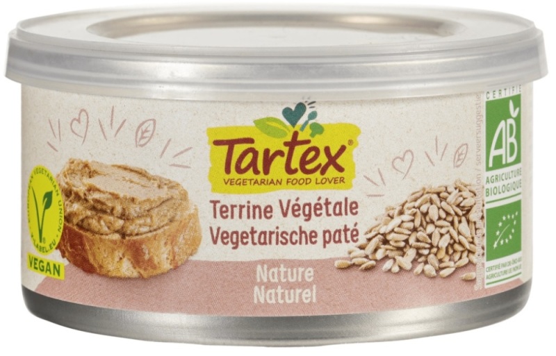 Tartex Vegetarische Paté Naturel 125 Gram
