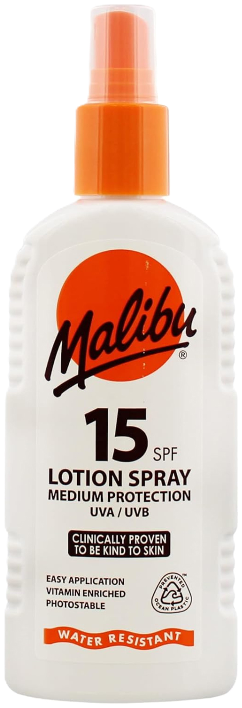 Malibu Sunscreen Lotion Spray SPF15 200 ML