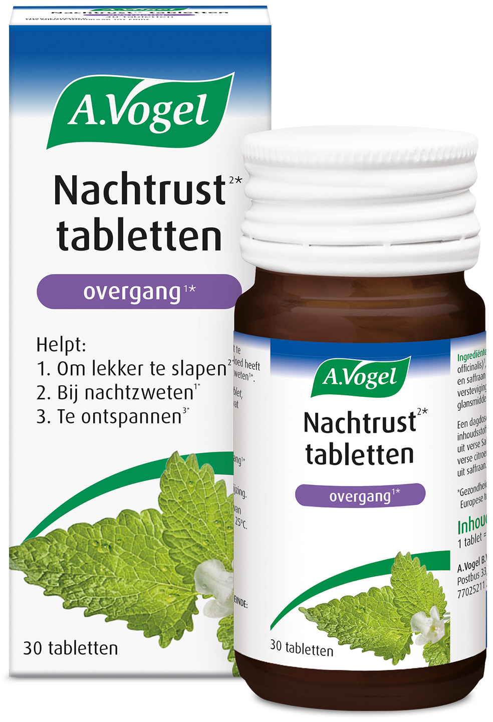 A.Vogel Nachtrust Tabletten Overgang 30 Stuks