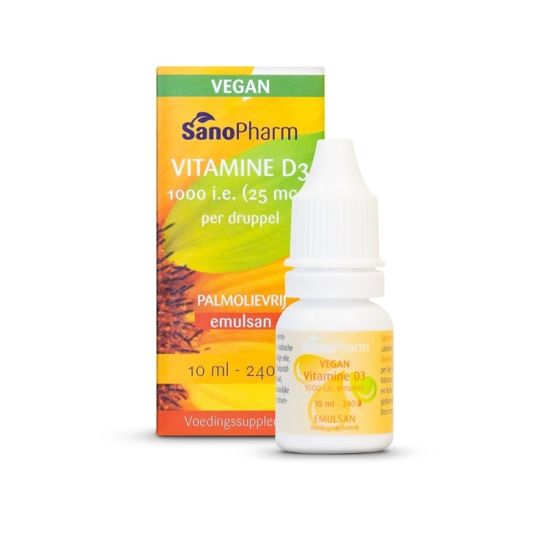 Emulsan vitamine D3 vegan 10ml
