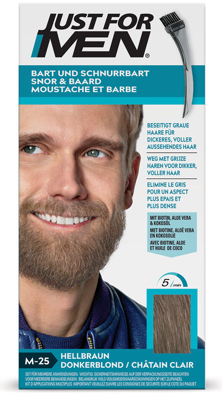 Just For Men Snor & Baard Donkerblond M25 5 ml