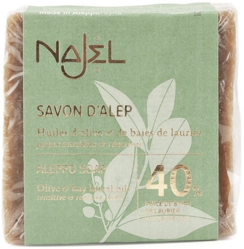 Najel Olijfzeep 40% Laurierolie 185 Gram