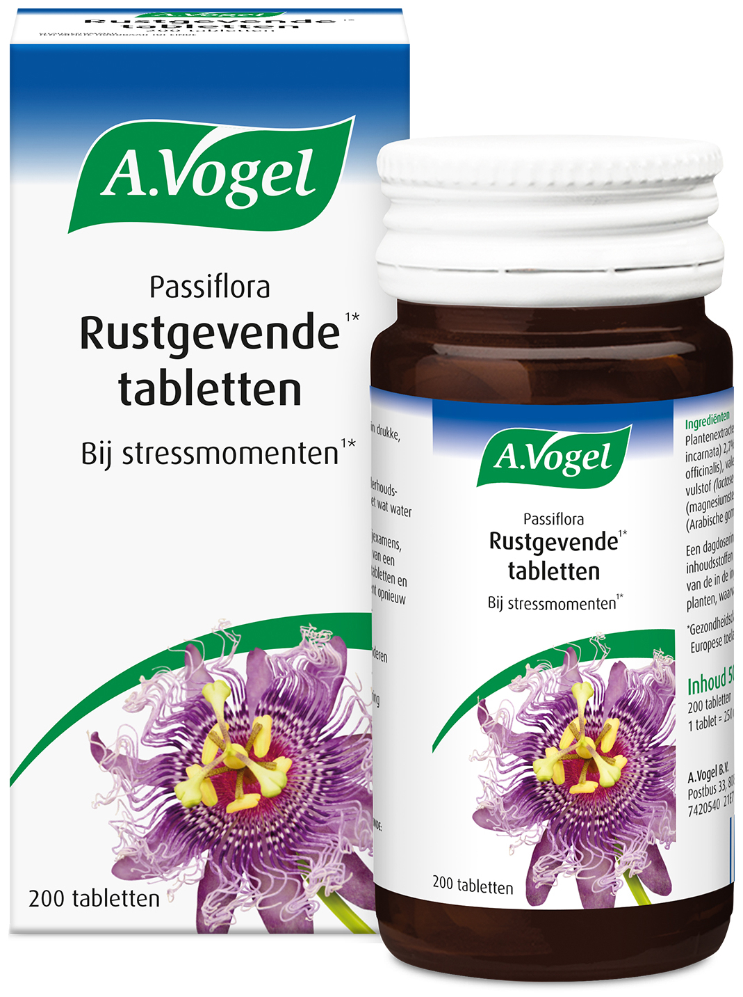 A.Vogel Passiflora Rustgevende tabletten 200 Stuks