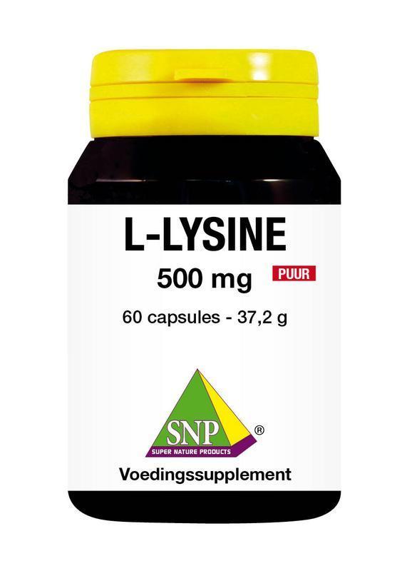 SNP L-lysine 500 MG Puur 60 Capsules