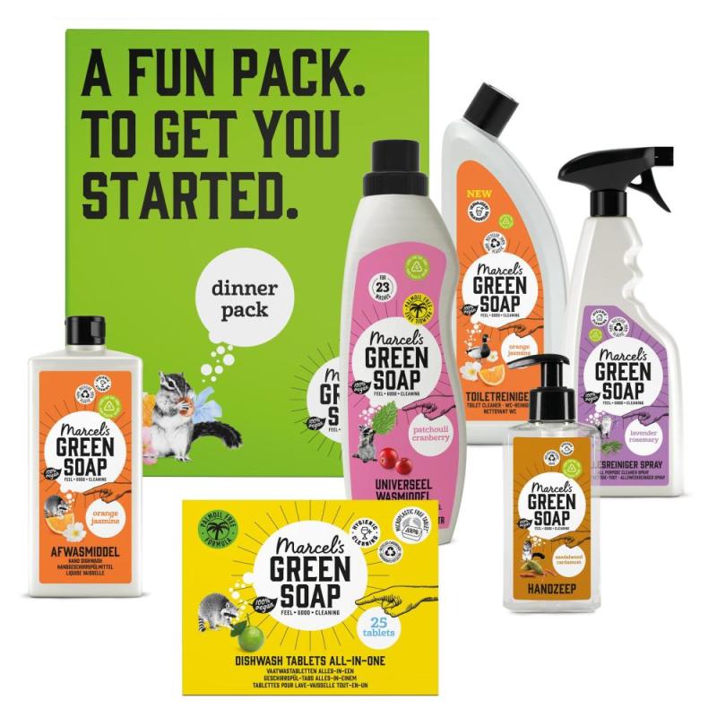 Marcel's Green Soap Green Soap Set Dinner Pack 1st
