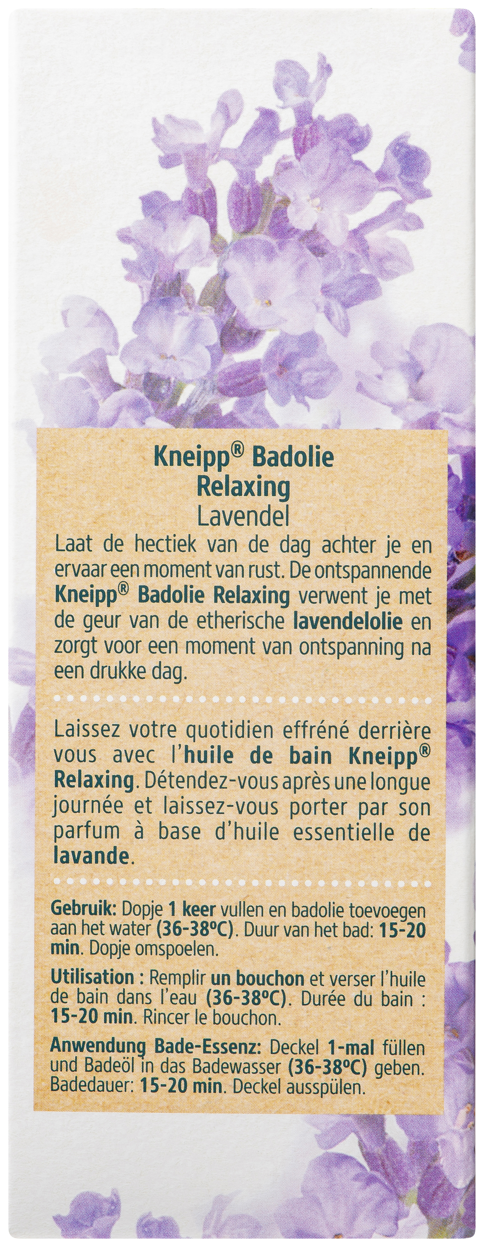 Kneipp Badolie Lavendel 100 ML