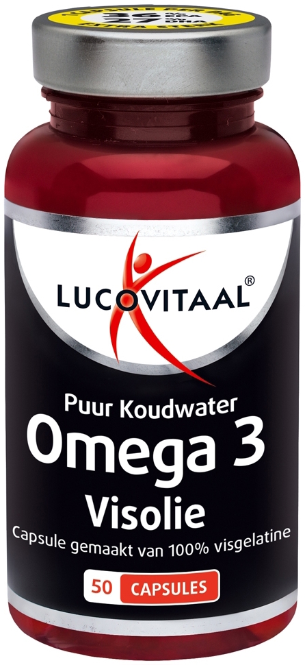 Lucovitaal Puur Omega 3 Koudwater Visolie 50 capsules