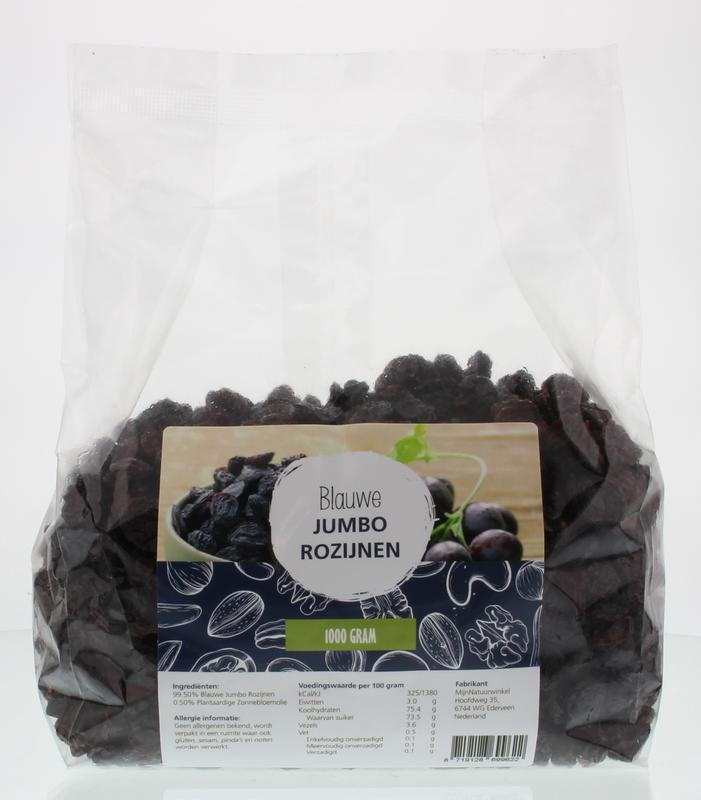 Blauwe Jumbo Rozijnen 1000g