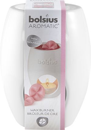 Bolsius Brander Ellips Wit 1 stuk