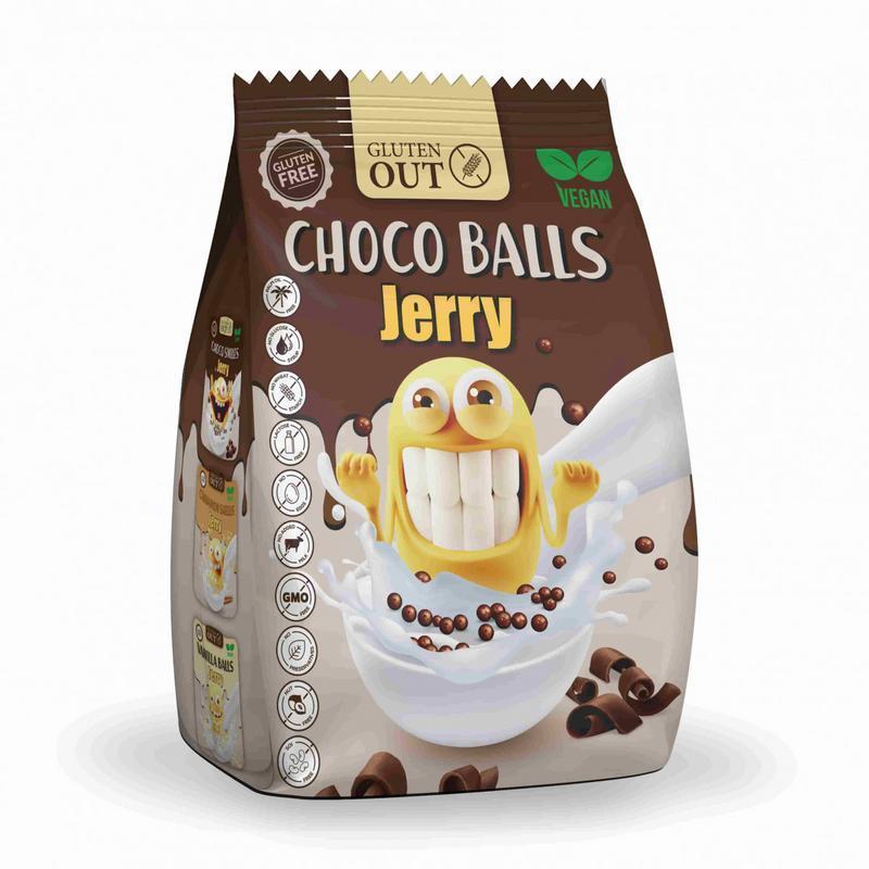 Jerry choco balls glutenvrij 375g