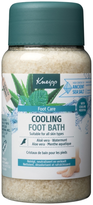 Cooling Aloë Vera Watermunt Voetbadkristallen 600 Gram
