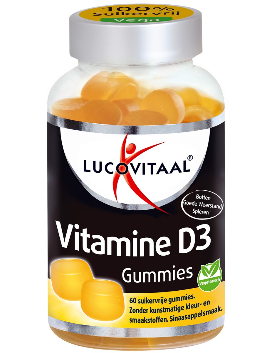 Lucovitaal Vitamine D3 Gummies 60 stuks