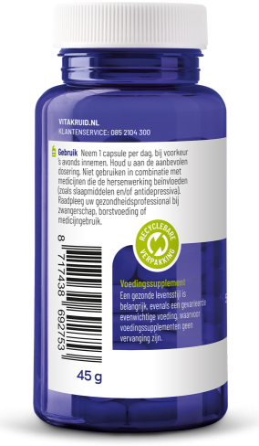 Vitakruid 5-HTP 100 mg 90 Vegan Capsules