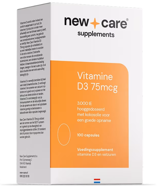 Vitamine D3 75 mcg 100 capsules