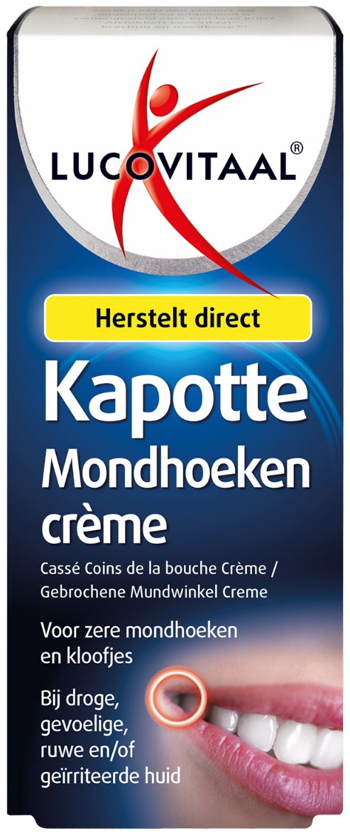 Lucovitaal Kapotte Mondhoeken Crème 15ml