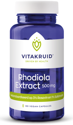 Vitakruid Rhodiola Extract 500 mg 60 vegetarische capsules