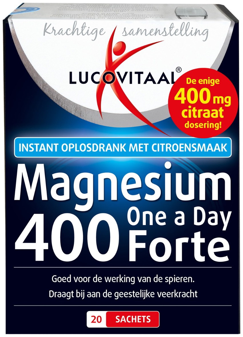 Lucovitaal Magnesium 400mg Forte 20 sachets