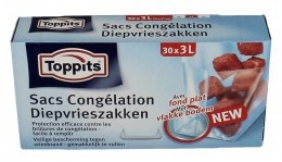 Toppits Diepvrieszakjes 3 ltr 30st