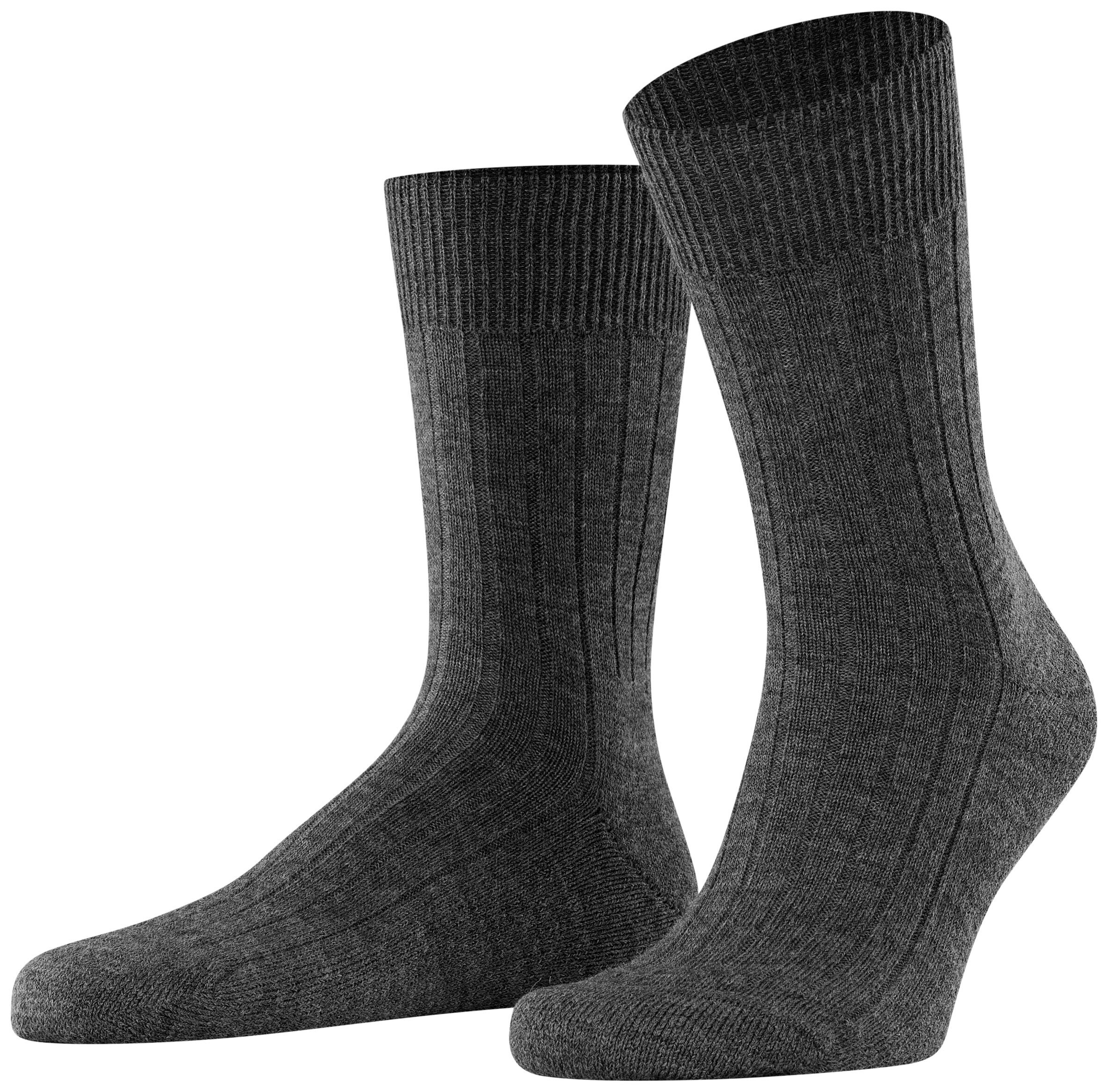 FALKE Heren Teppich im Schuh Sokken Grijs