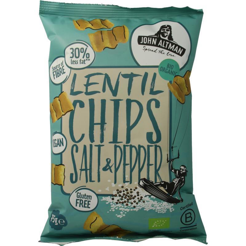 Linzen chips salt & pepper bio 75g