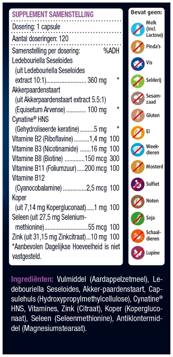 Lucovitaal Haar volume max verpakking 120 Capsules