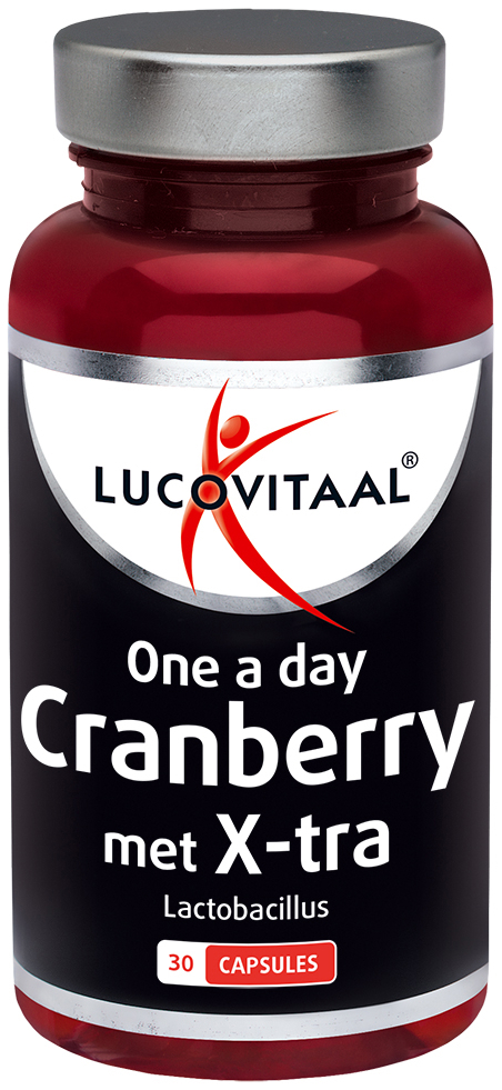 Lucovitaal Cranberry met X-tra Lactobacillus 30 capsules