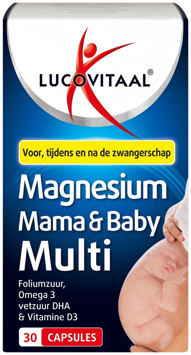 Lucovitaal Magnesium mama & baby multi 30 Capsules