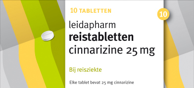 Reistabletten Cinnarazine 25 mg 10tb