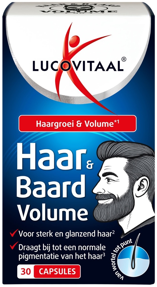 Lucovitaal Haar & Baard Volume 30 capsules
