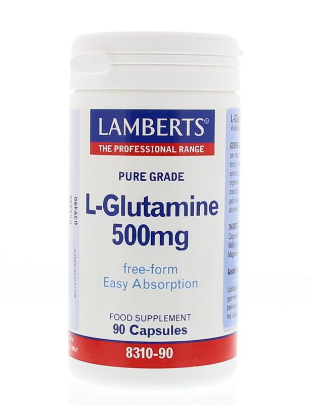 L-Glutamine 500 mg 90 vegetarische capsules