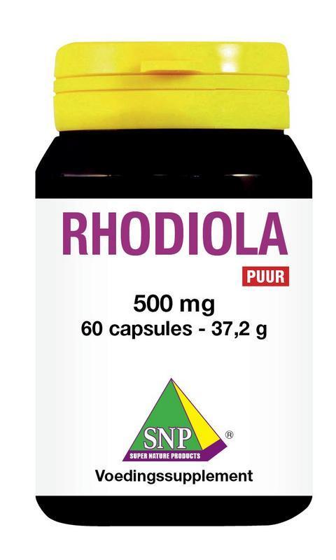 Rhodiola 500 MG Puur 60 Capsules