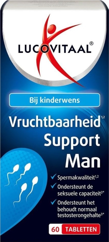 Vruchtbaarheid Support Man 60 Tabletten