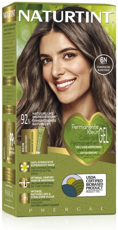 Haarkleuring 6N Donkerblond 170 ML