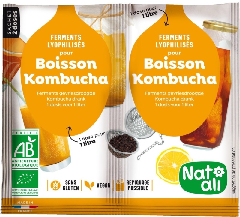 Ferment voor Kombucha Bio 10gr