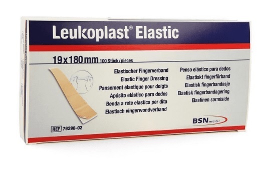 Elastic Vingerpleisters 19x180mm 100 Stuks