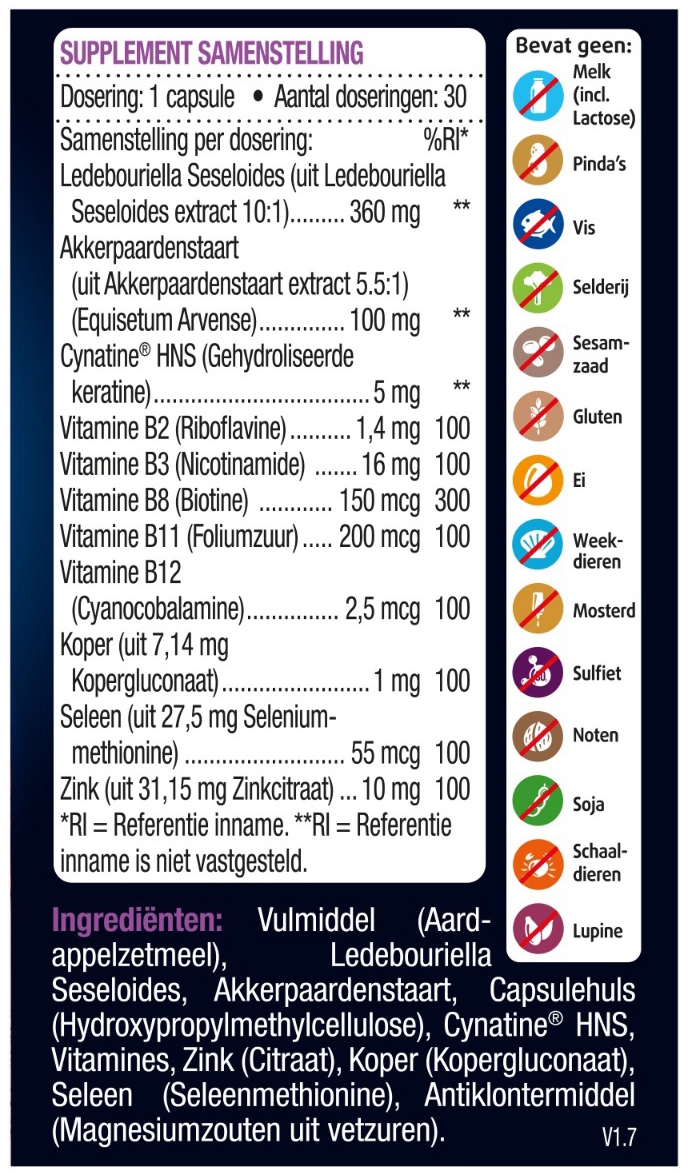 Lucovitaal Haar Groei & Volume 30 capsules