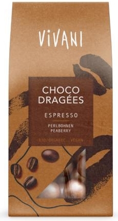 Choco dragees espressio bio 75g