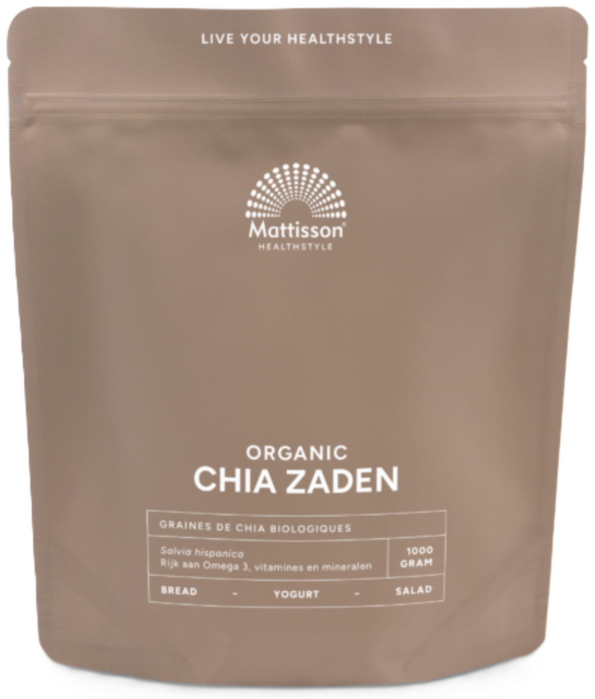 Mattisson Absolute Chia Seeds Organic Raw 1000 Gram
