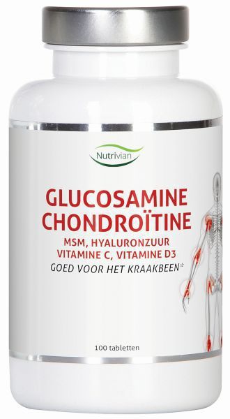 Glucosamine chondoitine MSM hyaluron vit D3/c 100tab