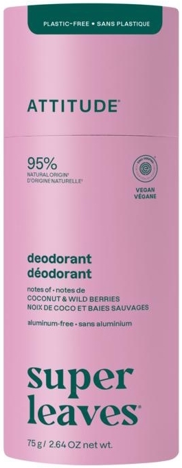 Deo super leaves coconut & wild berries 75g