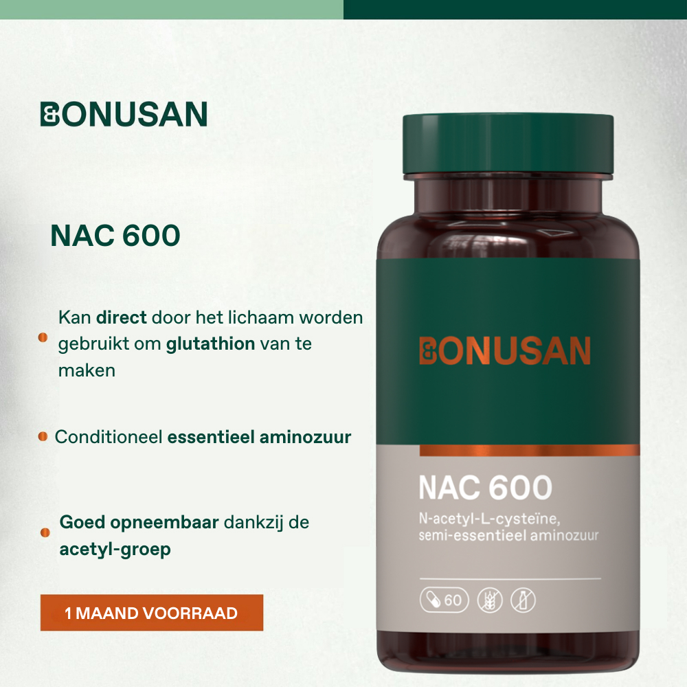 Bonusan NAC 600 60 Capsules