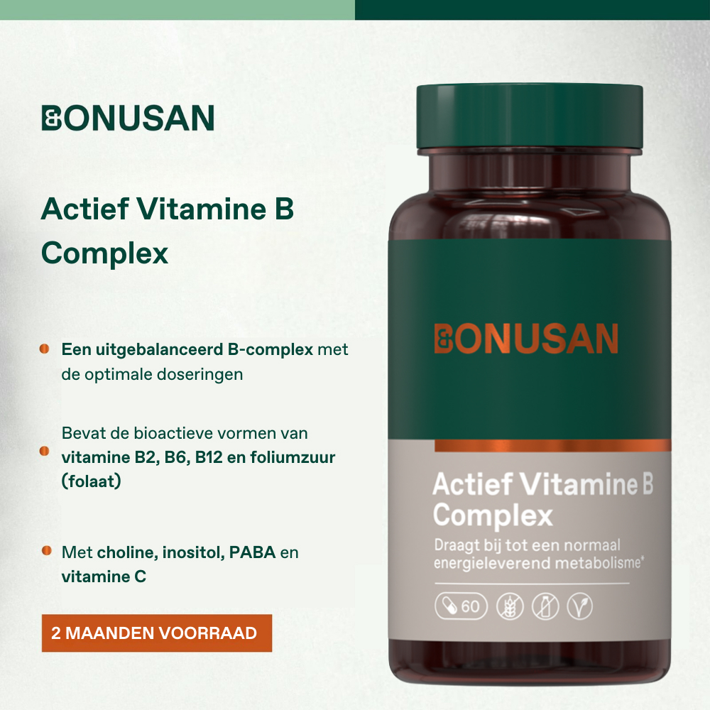 Bonusan Actief vitamine B Complex 60 Capsules