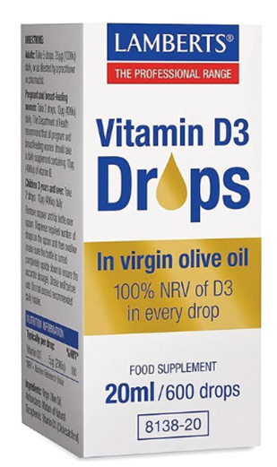 Vitamine D3 Druppels 20ml
